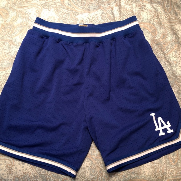 dodgers shorts mitchell ness